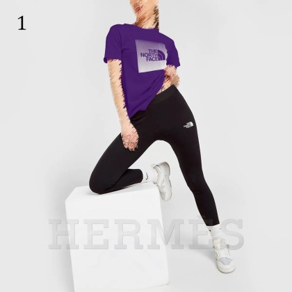 ست بلوز شلوار آستین کوتاه NORTH FACE زنانه 1553