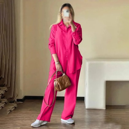 ست شومیز شلوار زنانه مدل والنتینو