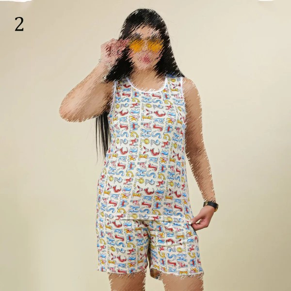 تاپ شلوارک زنانه 001