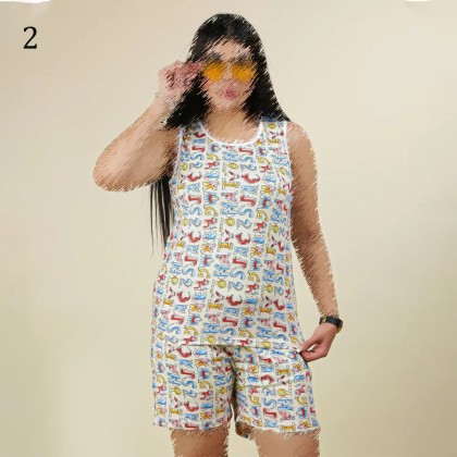 تاپ شلوارک زنانه 001