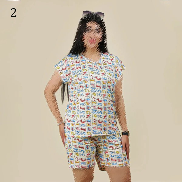 تیشرت شلوارک زنانه 002