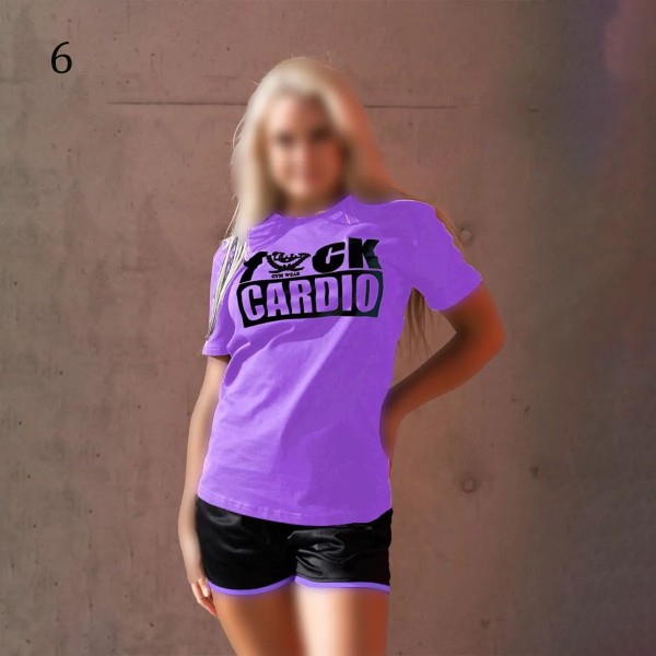 ست تیشرت شورتک CARDIO زنانه 2577