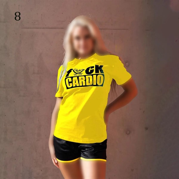 ست تیشرت شورتک CARDIO زنانه 2577