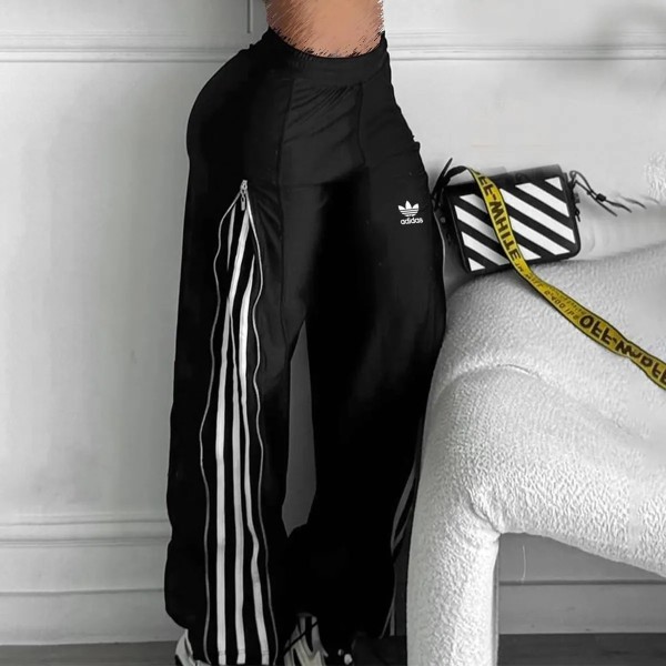 شلوار بگ زیپدار adidas زنانه 697