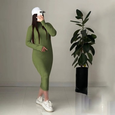 ماکسی یقه اسکی زنانه مدل اسلیم 2