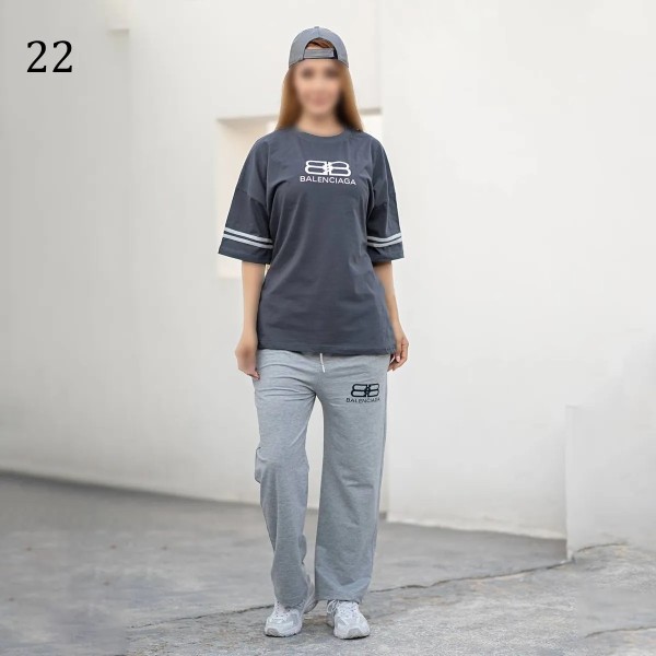 ست تیشرت شلوار لش زنانه 00880
