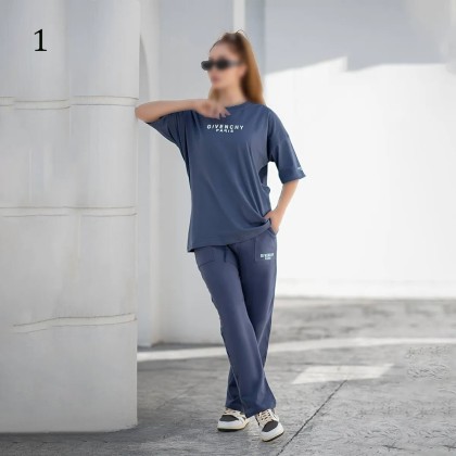 ست تیشرت شلوار لش زنانه 00881