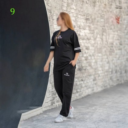 ست تیشرت شلوار لش زنانه 00882