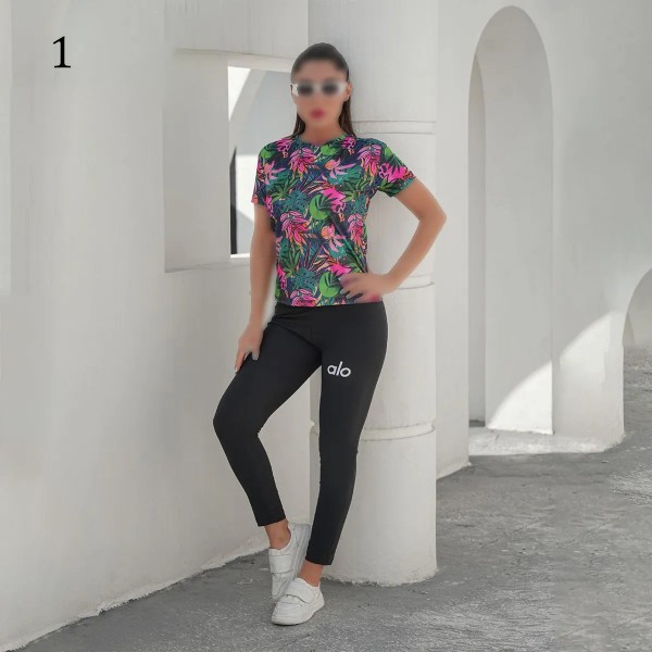 ست تیشرت و شلوار ALO زنانه 8217