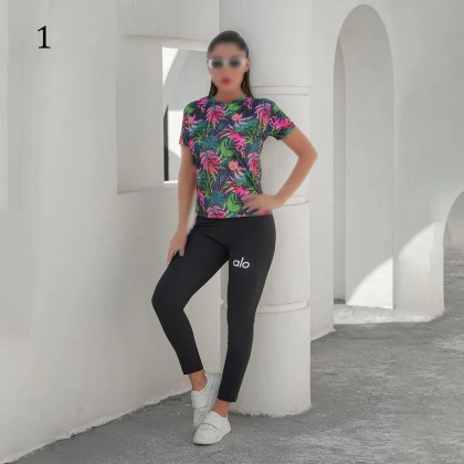 ست تیشرت و شلوار ALO زنانه 8217