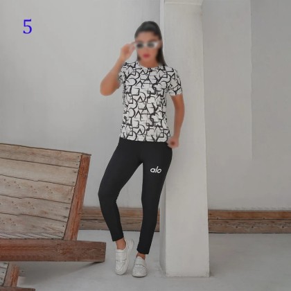 ست تیشرت و شلوار ALO زنانه 8217
