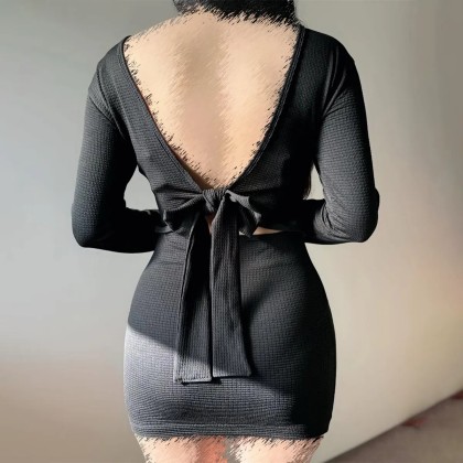 تونیک پشت پاپیونی زنانه 1455
