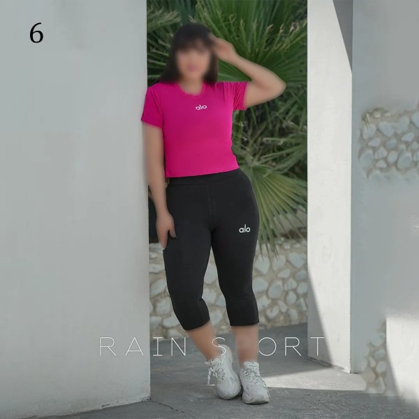 ست کراپ شلوارک سایز بزرگ زنانه 4139