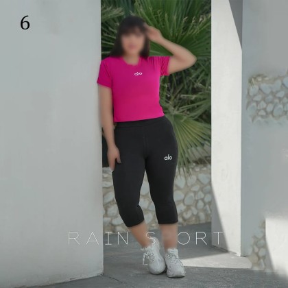 ست کراپ شلوارک سایز بزرگ زنانه 4139