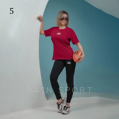 ست تیشرت شلوار اسپرت ورزشی زنانه 4154