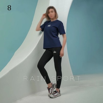ست تیشرت شلوار اسپرت ورزشی زنانه 4154