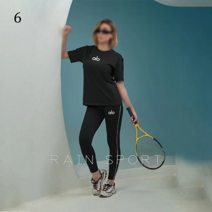 ست تیشرت شلوار اسپرت ورزشی زنانه 4154