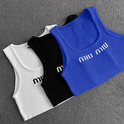 کراپ یقه خشتی miu miu زنانه 1486