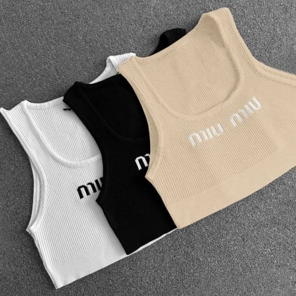 کراپ یقه خشتی miu miu زنانه 1486