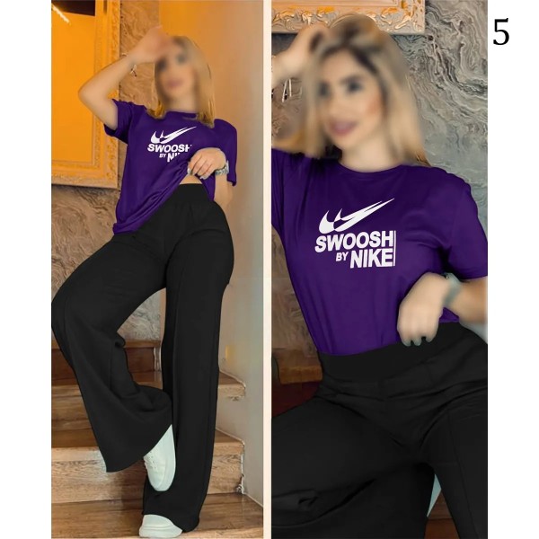 ست تیشرت شلوار بگ NIKE بیگ سایز زنانه 2590