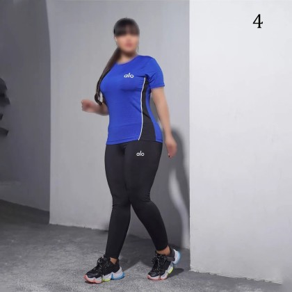ست تیشرت لگ سایز بزرگ ورزشی زنانه 814P