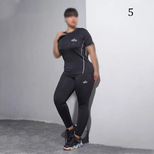 ست تیشرت لگ سایز بزرگ ورزشی زنانه 814P