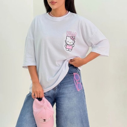 تیشرت Hello kitty زنانه 100451