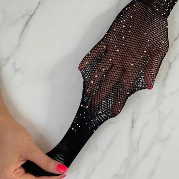 جوراب شلواری فیشنت نگین دار زنانه 87531
