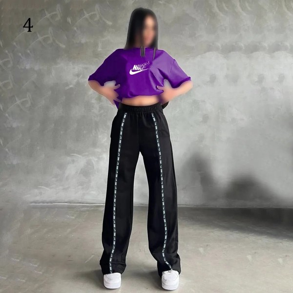 ست تیشرت شلوار فوق بیگ سایز NIKE NEW زنانه 2625