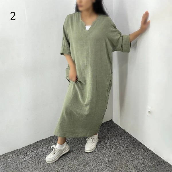 كفتان لينن ايتاليايی زنانه 88993