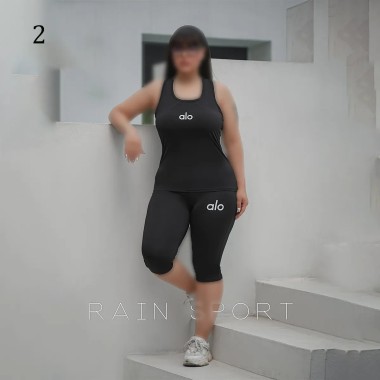 تاپ شلوارک ورزشی زنانه سایز بزرگ 4136 2