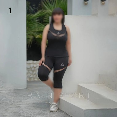تاپ شلوارک ورزشی زنانه سایز بزرگ 4136