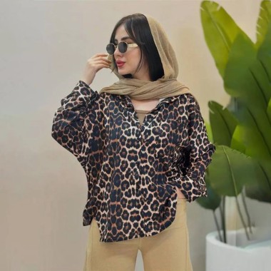 شومیز پلنگی زنانه 93483