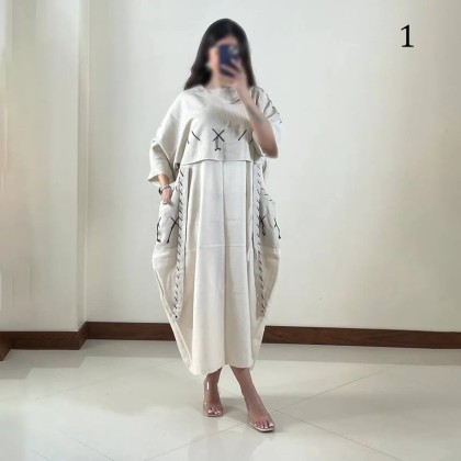 کفتان دو تیکه شلال دوزی زنانه 3114