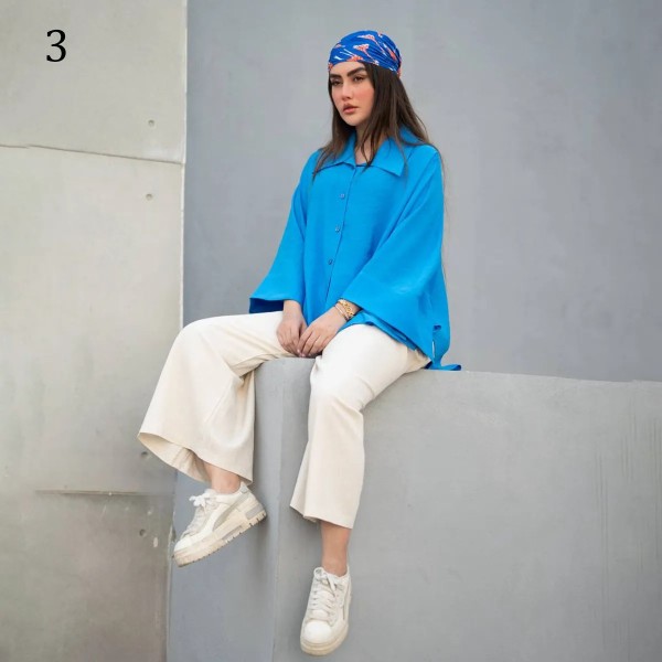 شومیز پری سیلک زنانه 3116
