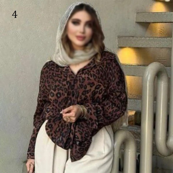 شومیز پلنگی زنانه 76929