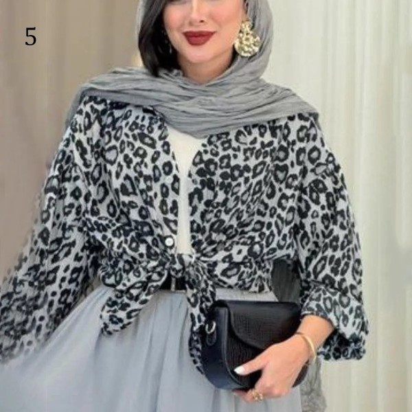 شومیز پلنگی زنانه 76929