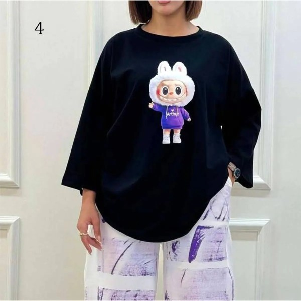 تیشرت تک  LABUBU زنانه 06341