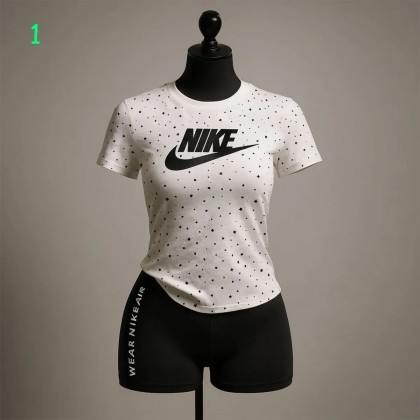 ست بلوز شلوارک NIKE کهکشانی زنانه 2576