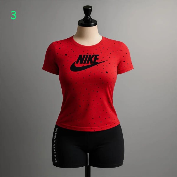 ست بلوز شلوارک NIKE کهکشانی زنانه 2576