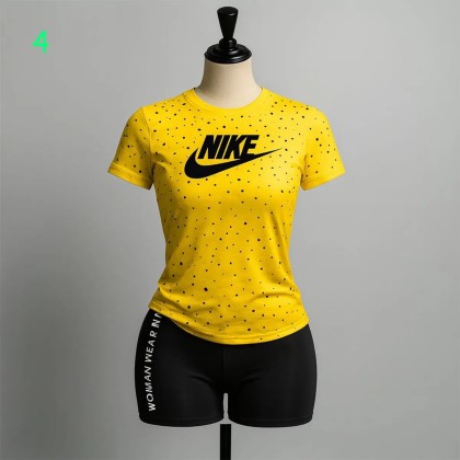 ست بلوز شلوارک NIKE کهکشانی زنانه 2576