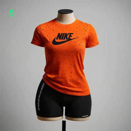 ست بلوز شلوارک NIKE کهکشانی زنانه 2576