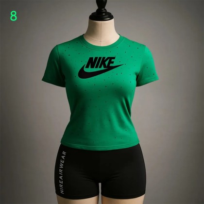 ست بلوز شلوارک NIKE کهکشانی زنانه 2576