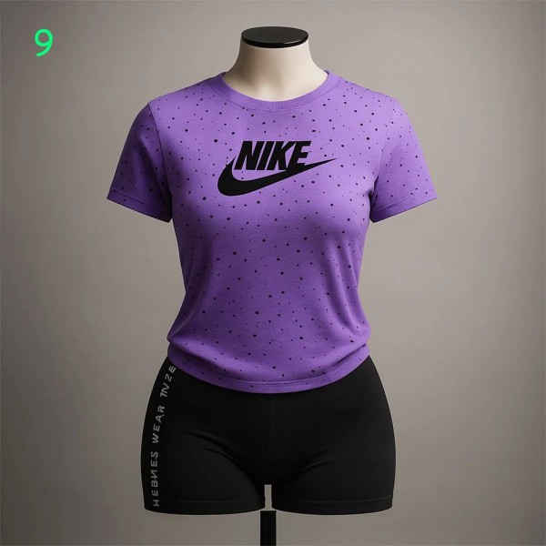 ست بلوز شلوارک NIKE کهکشانی زنانه 2576