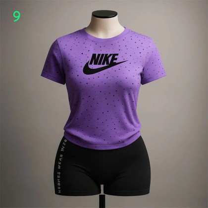 ست بلوز شلوارک NIKE کهکشانی زنانه 2576