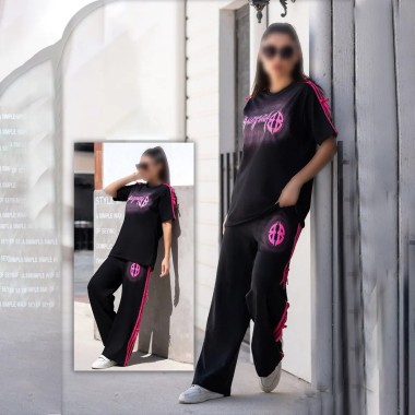 بلوز شلوار دمپا گشاد زنانه 2679