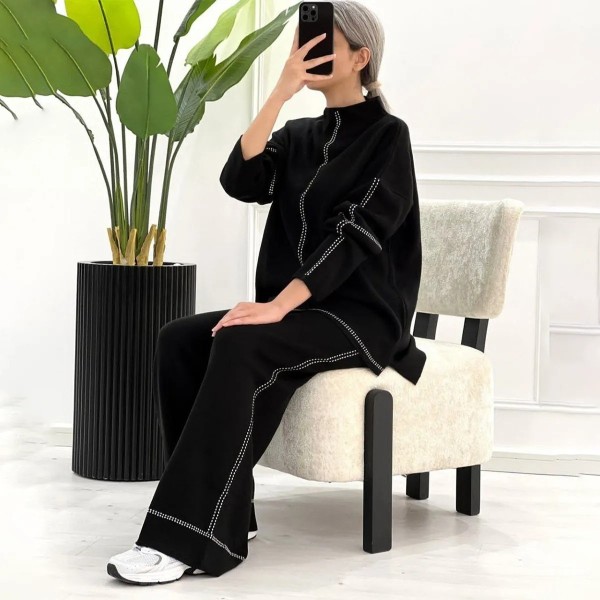 ست بافت خط بریلی زنانه 76877