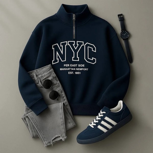 دورس نیم زیپ NYC زنانه 100478