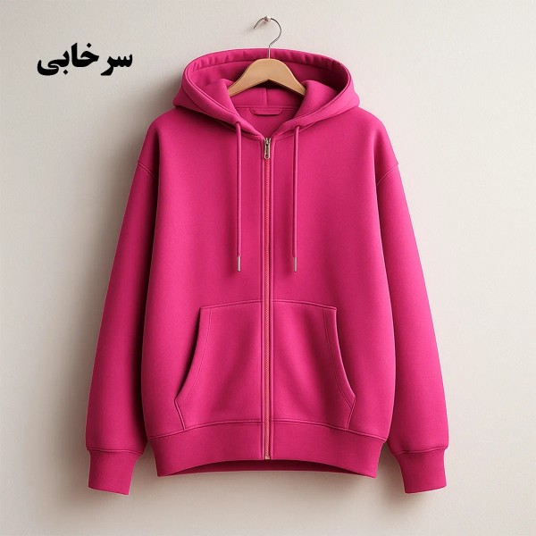 سوئیشرت تک زیپدار زنانه مدل سالویا