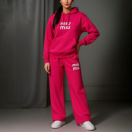 ست هودی و شلوار بگ miu miu زنانه 99709